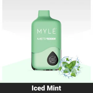 Myle Meta Iced Mint 9000 Puffs Disposable 50mg in Dubai