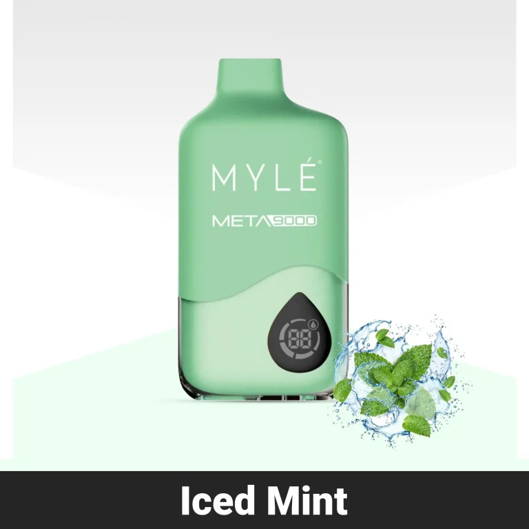 Myle Meta Iced Mint 9000 Puffs Disposable 50mg in Dubai