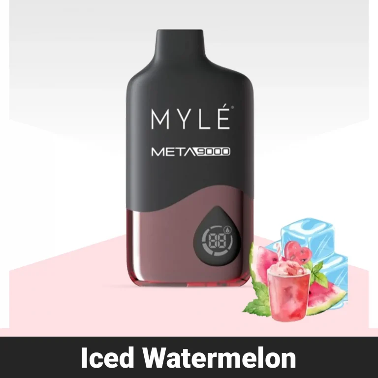 Myle Meta Iced Watermelon 9000 Puffs Disposable 50Mg