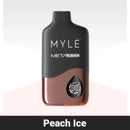 Myle Meta Peach Ice 9000 Puffs Disposable 50Mg in Dubai UAE