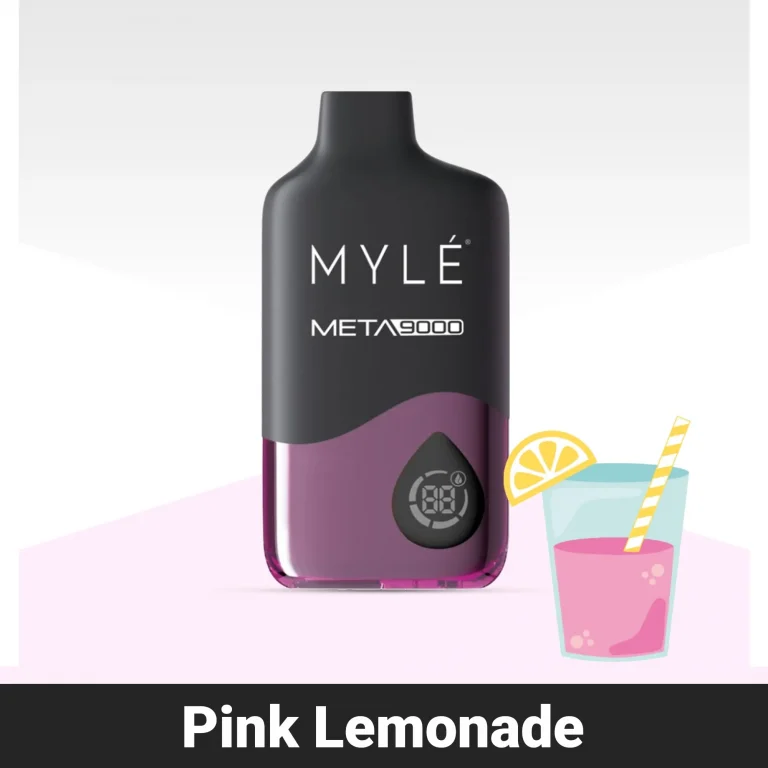 Myle Meta Pink Lemonade 9000 Puffs Disposable 50Mg in Dubai