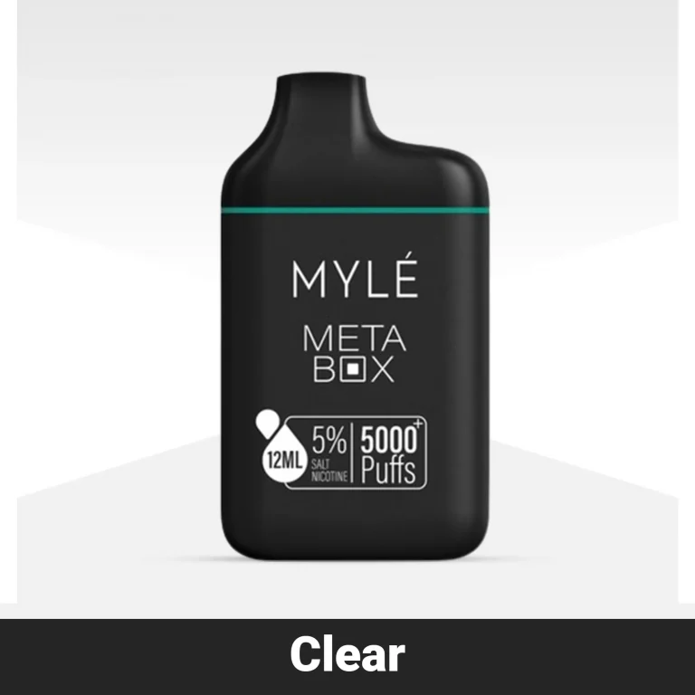 Myle Meta Box Clear Disposable Device