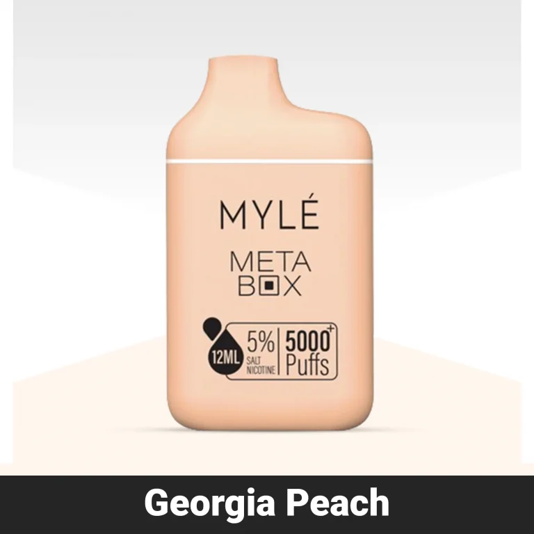 Myle Meta Box Georgia Peach Disposable Device