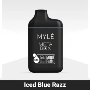 Myle Meta Box Iced Blue Razz Disposable Device