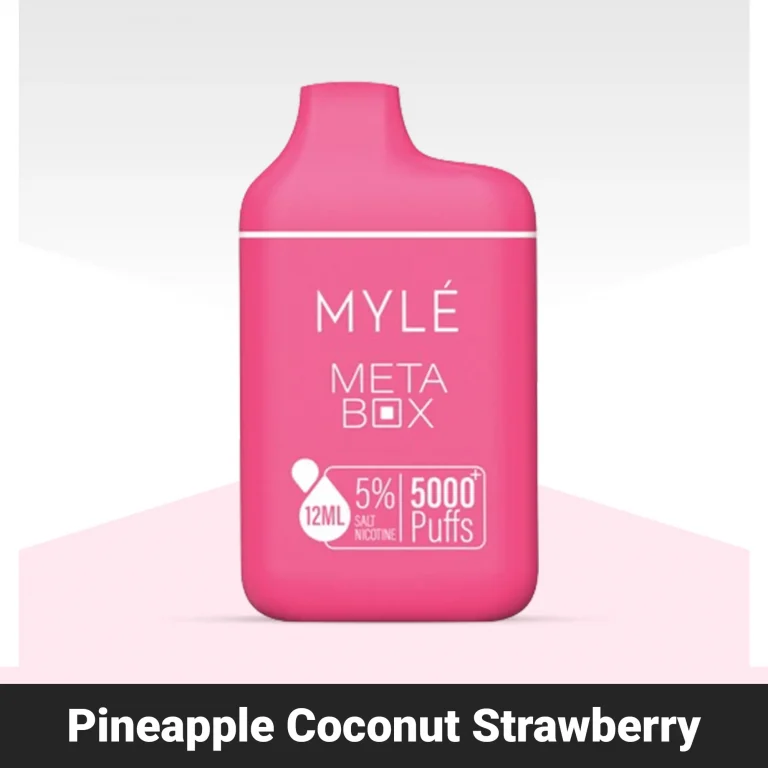 MYLE Meta Box Pineapple Coconut Strawberry Disposable Device