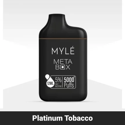 Myle Meta Box Platinum Tobacco Disposable Device