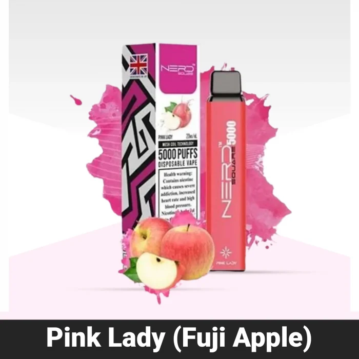 Nerd Square 5000 Pink Lady (Fuji Apple) Disposable Vape